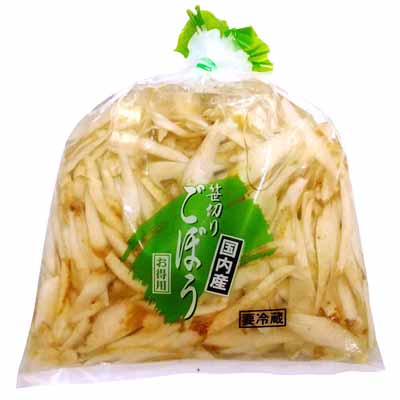 国内産 お得用 笹切りごぼう 約180g入