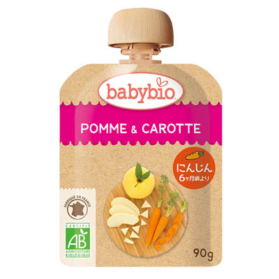 ベビービオ　ベビースムージー　アップル・キャロット　90ｇ