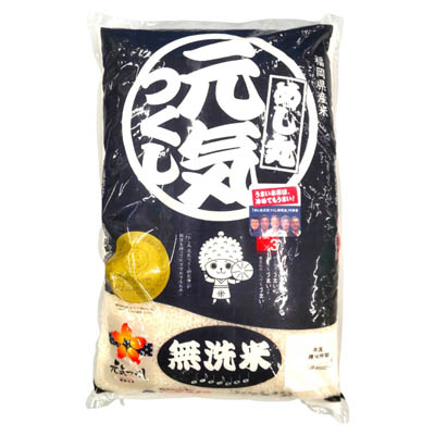 全農パールライス 無洗米福岡県産めし丸元気つくし 5kg