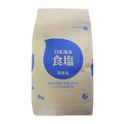 ジャパンソルト 日本海水 食塩5kg
