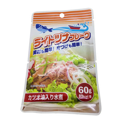 TFJ ライトツナフレークカツオ油入り水煮 60g