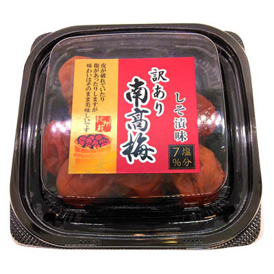 紀州苑本舗　訳あり南高梅　しそ漬味　１１５ｇ