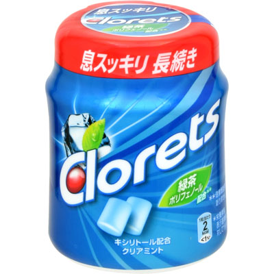 クロレッツクリアミントボトル140g