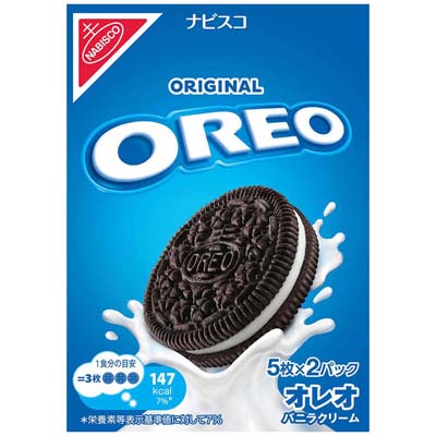ナビスコ オレオ バニラクリーム 5枚×2パック
