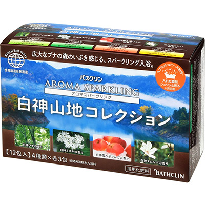 バスクリン アロマスパークリング 白神山地コレクション 30g×12