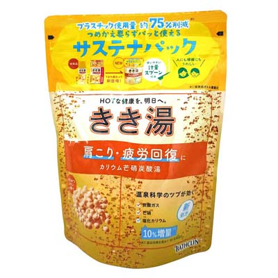 きき湯　カリウム芒硝炭酸湯　はちみつレモンの香り　360ｇ