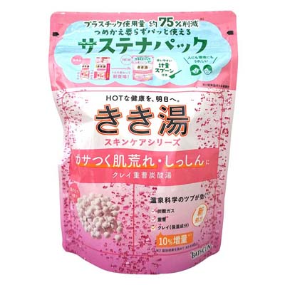 きき湯　クレイ重曹炭酸湯　湯けむりの香り　360ｇ