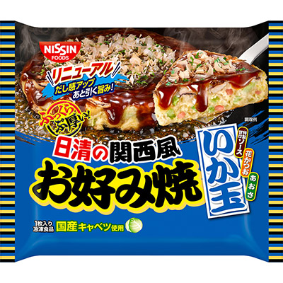 日清の関西風お好み焼いか玉