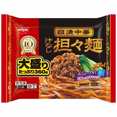 日清　汁なし担々麺　大盛り　360ｇ