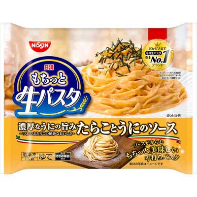 日清食品　もちっと生パスタ　濃厚なうにの旨みたらことうにのソース　267ｇ