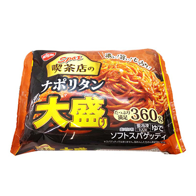 日清食品　スパ王喫茶店のナポリタン大盛り　360ｇ