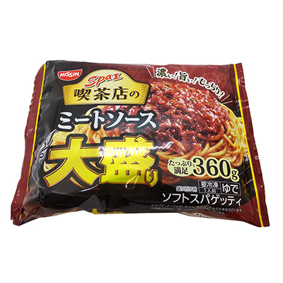 日清食品　スパ王喫茶店のミートソース大盛り　360ｇ