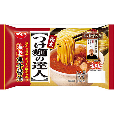 日清 極太 つけ麺の達人 海老魚介醤油 2人前