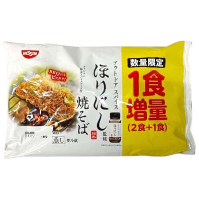 日清　アウトドアスパイス　ほりにし監修焼そば　3食入
