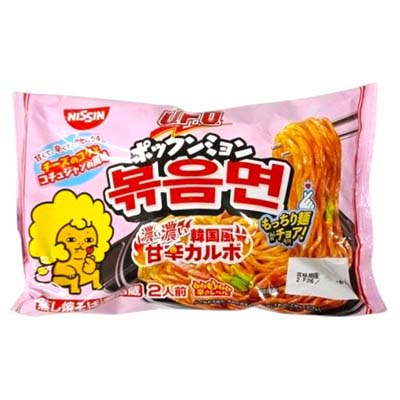 日清食品チルド　ポックンミョン　韓国風甘辛カルボ　2人前