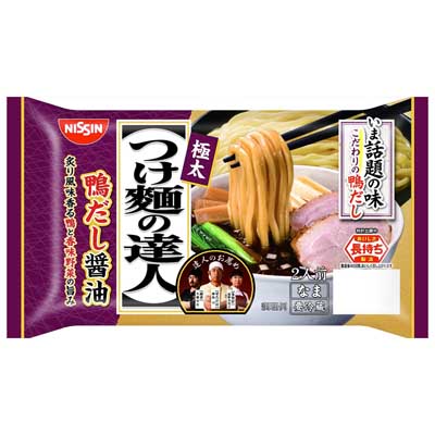 日清　極太つけ麺の達人　鴨だし醤油　2人前