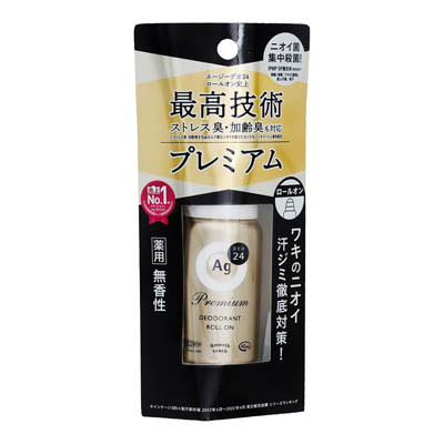 Ａgデオ２４　プレミアムデオドラントロールオン（無香性）４０ｍｌ
