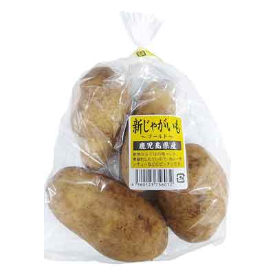 鹿児島県産など国内産　新じゃがいも（ゴールド） 約500ｇ入 1袋