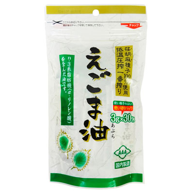 朝日えごま油分包３ｇ×３０包