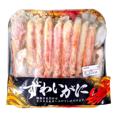 カナダ産など　ボイルずわいがに 400ｇ（冷凍）