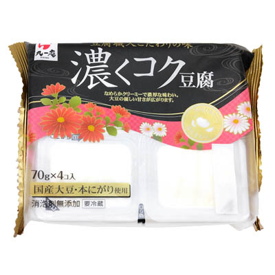 九一庵　濃くコク豆腐　70ｇ×4コ入