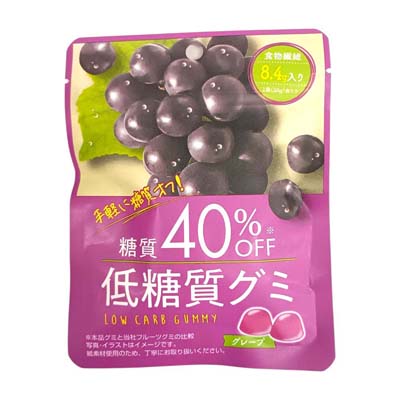 クリート　低糖質グミ　グレープ　３０ｇ