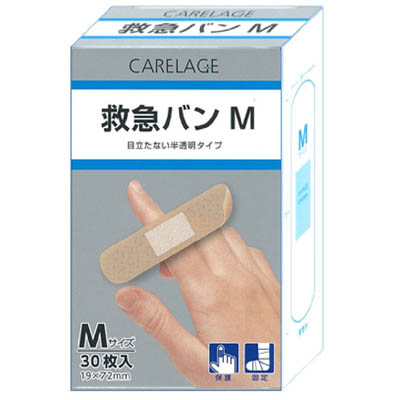 CARELAGE救急バン半透明Mサイズ