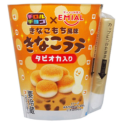 安曇野 チロルチョコきなこもち風味 きなこラテ タピオカ入り