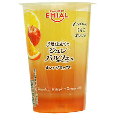 安曇野 3層仕立てのジュレパルフェ オレンジミックス