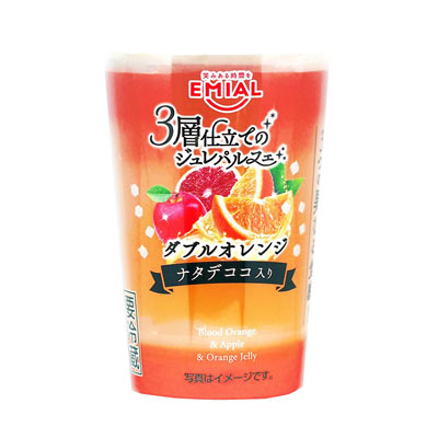 安曇野 3層仕立てのジュレパルフェ ダブルオレンジ 190g