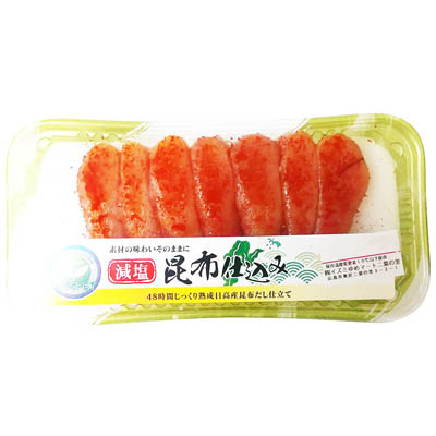 減塩昆布仕込み辛子明太子