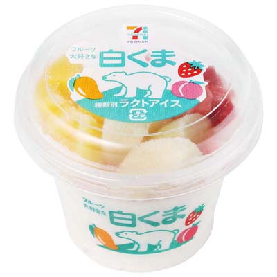 セブンプレミアム　フルーツ大好きな白くま