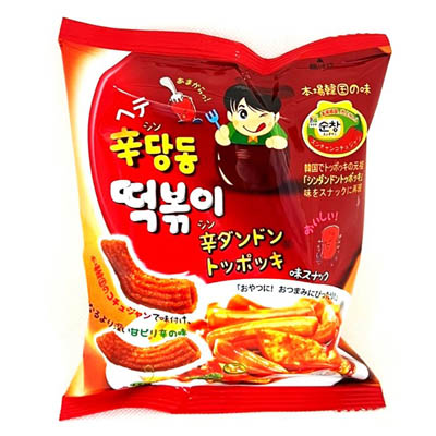 ヘテ 辛ダンドントッポッキ味スナック 甘ピリ辛味 65g