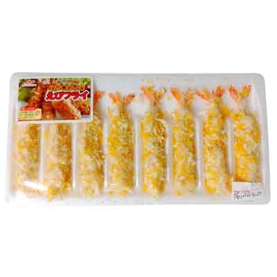 えび屋が作ったえびフライ８尾