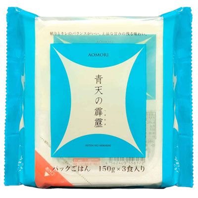 アイリスフーズ 低温製法米のおいしいごはん 青天の霹靂 150g×3食入