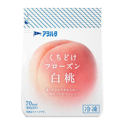 アヲハタ　くちどけフローズン　白桃　80ｇ