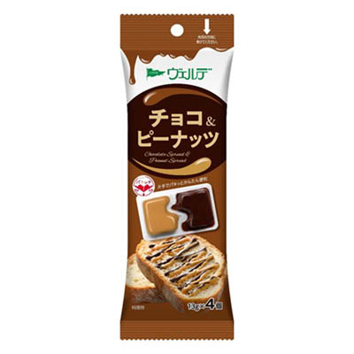 ヴェルデ チョコ&ピーナッツ 13g×4個