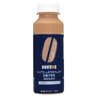ドトール ミルクたっぷりカフェラテ 砂糖不使用 300ml