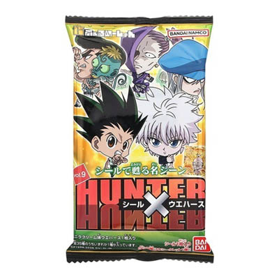 バンダイ　にふぉるめーしょんＨＵＮＴＥＲ×ＨＵＮＴＥＲシールウエハース