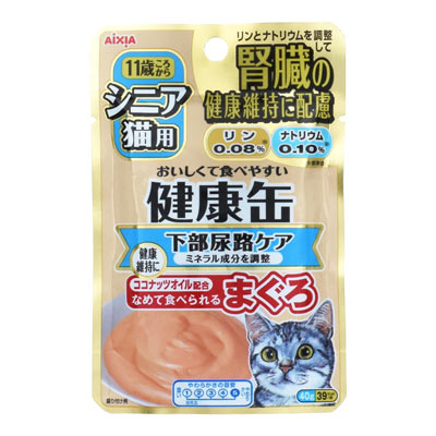 アイシア　シニア猫健康　健康缶パウチ　下部尿路ケア　４０ｇ