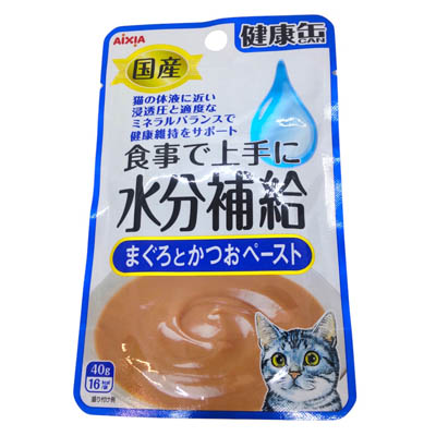 国産健康缶パウチ　水分補給まぐろとかつおペースト　40ｇ