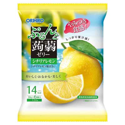 オリヒロ　ぷるんと蒟蒻ゼリーレモン