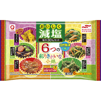 アクリ おいしく減塩 6つの彩りきれいな小鉢 90g