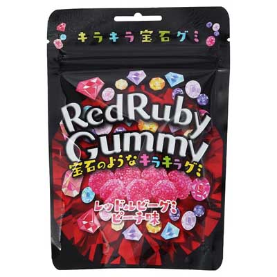 ベストブロス　レッドルビーグミ　ピーチ味　54ｇ