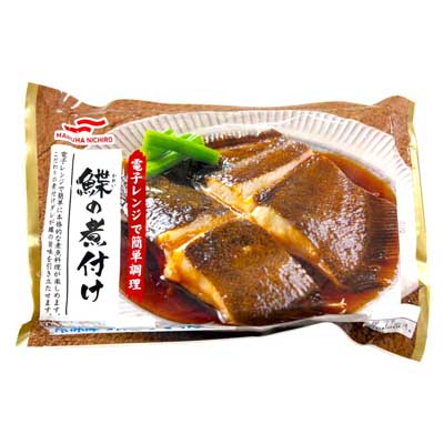 電子レンジで簡単調理　鰈の煮付け （冷凍）