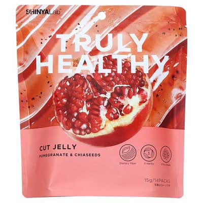 新谷酵素　TRULY HEALTHY　カットゼリー　濃厚ザクロ味　15ｇ×14包