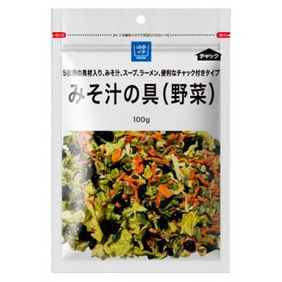 ゆめイチ みそ汁の具(野菜) 100g