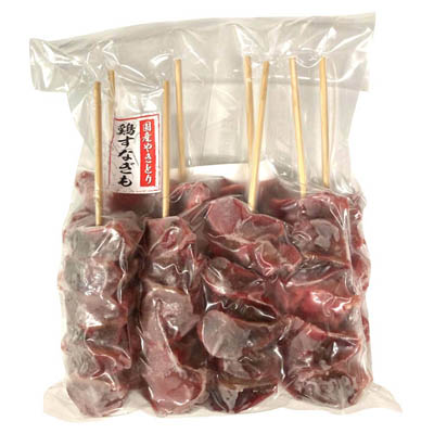 国産鶏すなぎも串（未加熱）
