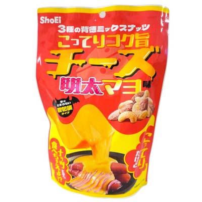 正栄食品　3種の背徳ミックスナッツ　チーズ明太マヨ味　90ｇ
