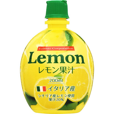 トマトコーポレーション　レモン果汁２００ｍｌ